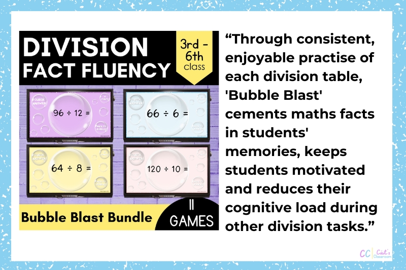 Picture of Bubble Blast times tables product cover.